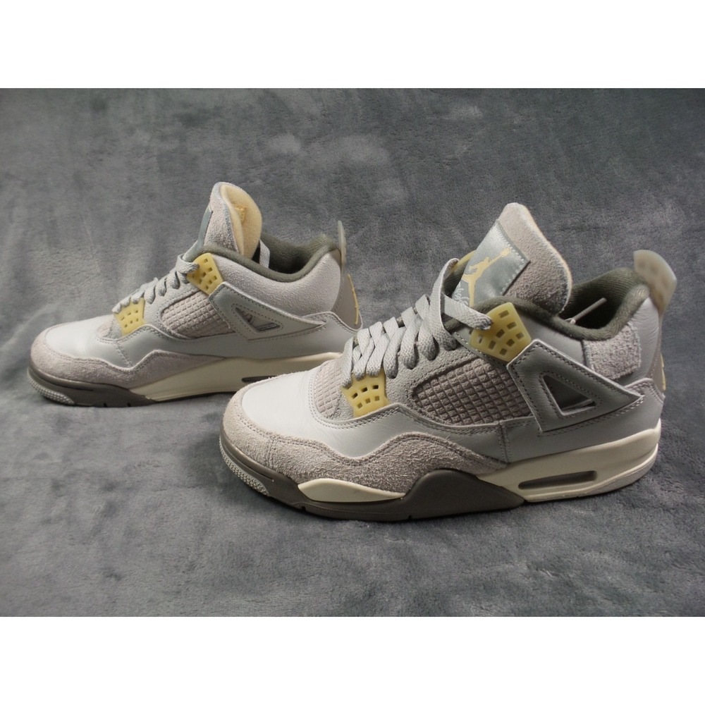 Nike Air Jordan 4 Retro SE Shoes Mens Size 8 Gray Craft Photon Dust DV3742-021 - Picture 6 of 13
